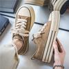 Fashion 2024 Hot sale Classic Black Canvas Shoes Men Spring Summer Platform Canvas Sneakers Men Comfort Low-top Mens Vulcanized Shoes