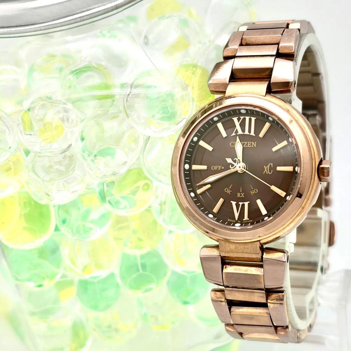 [Operation] CITIZEN Citizen xC Radio Solar Ladies Watch Pink Gold H335-T012353 880658