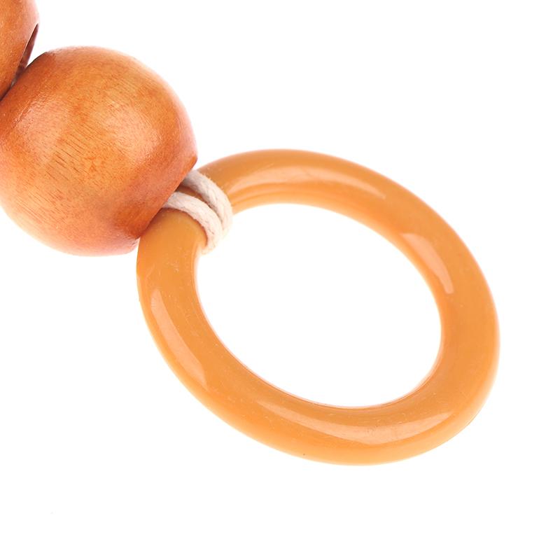 1Pc 10 Colors Wood Beads Purse Handles For Bag Making Purse Straps Wood Beaded Bag Handles Replacement Handbag Handles