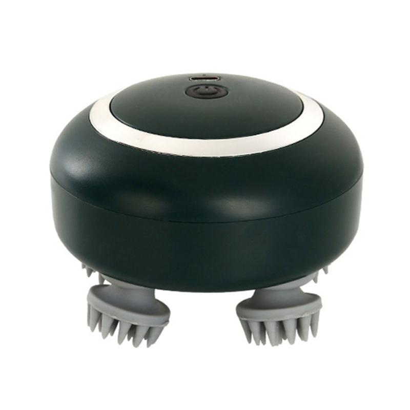 Scalp Massager Portable Electric Head Massager with 3 Massage Mode and 4 Massage Heads Handheld Head Massager for Body