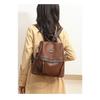 Retro Soft Leather Backpack Versatile Travel Bag