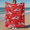 Racing Cars Checkered Flags Outdoor Flannel Blankets,Home Blankets,Fan Gifts,Suitable for All Seasons,Christmas Gifts.