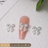 3D Metal Bows Nail Charms Nail Jewels Ribbow Bowknot Nail Art Decorations Nail Stud Nail Art Accessories for Women Girls