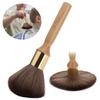 Broken Hair Sweep Brush Neck Face Duster Professional Salon Barber Hairdressing BrushWooden
