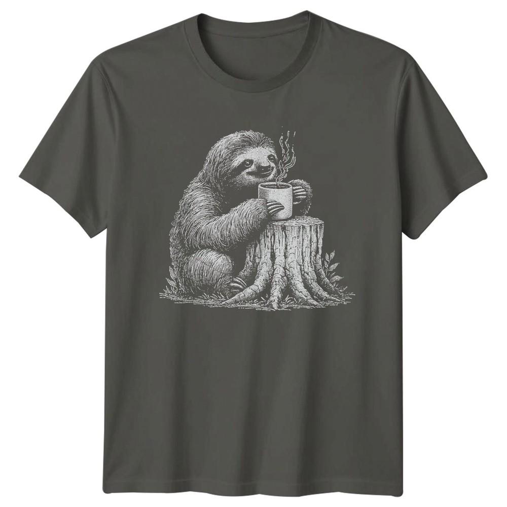 This Sloth Needs Coffee Before Doing TShirt Sloth Coffee Lover S