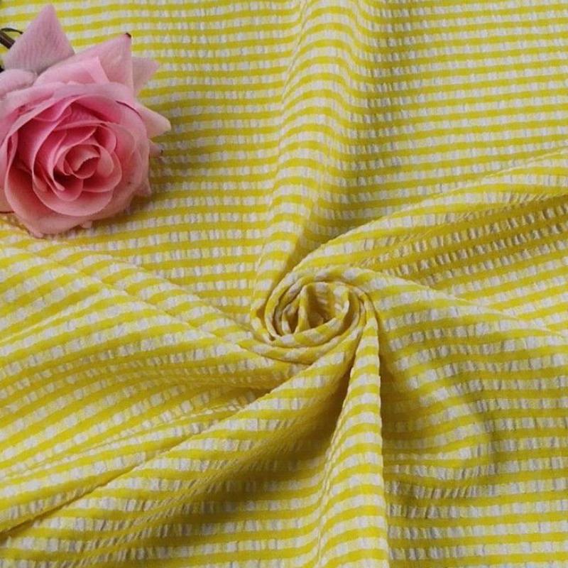 Sommer Plaid Dünne Kleidung Stoff Atmungsaktiv Komfortable Shirts Kleid Material Patchwork DIY Handgemachte Bekleidung Nähen Stoffe Ins