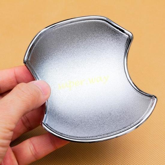 Chrome Car Door Handle Cover + Bowl Cup Trims For -2024 Toyota Corolla Cross