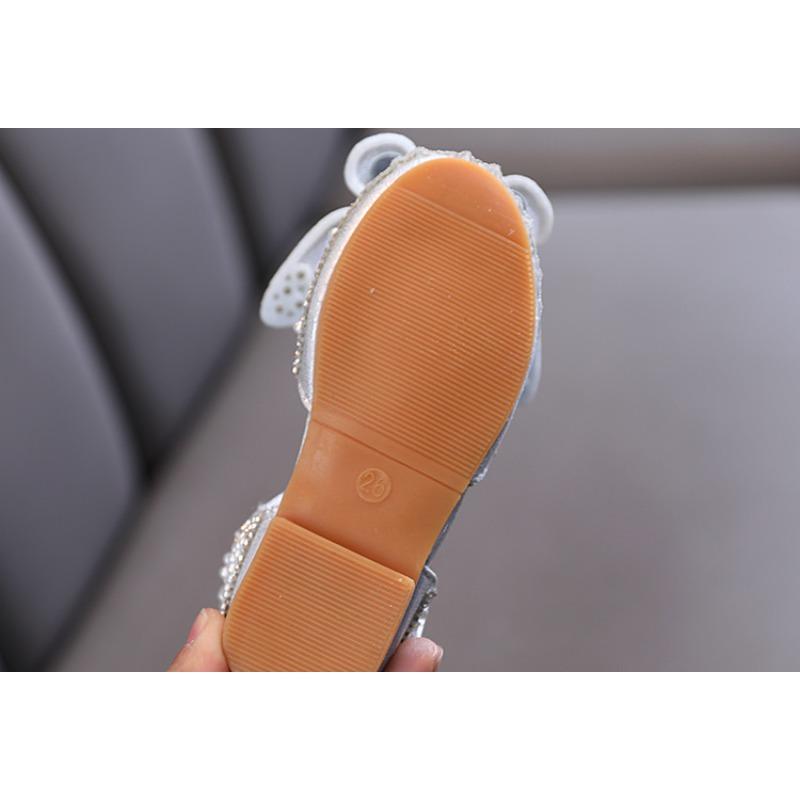summer Korean-style girls' small/medium/large children's princess performance flat shoes, show shoes, little girls' children's leather shoes