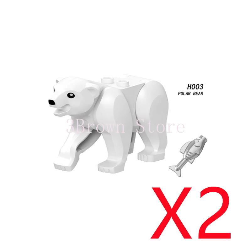 Afrikanische Wildtiere Bausteine Set Löwe Elefant Kamel Hirsch Wolf Giraffe Spielzeugmodell für Kinder Kreatives Kindergeschenk Stein S041