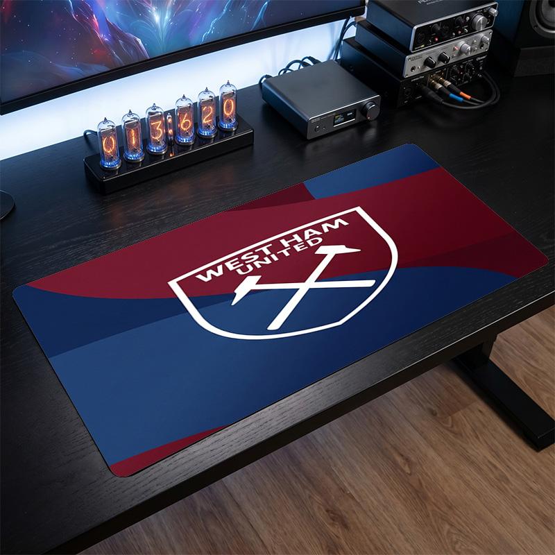 Tappetino per Mouse Grande Stampa West Ham United Football, Tappetino Esteso Antiscivolo per Scrivania da Gioco per Ufficio Casa