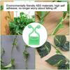 100PCS Plant Climbing Wall Fixture Wall Vines Fixing Clip Self Adhesive Branch Fixture Securing Clip