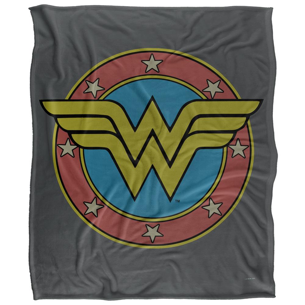 Wonder Woman Vintage Logo Blanket
