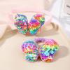2/3 Pcs Baby Sequins Butterfly Flower Hairbands for Girls Hair Ties Set Clips Bows Headband Kids Headwear Gifts Hair Accessories