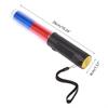 Re Blue Safety Traffic Batons Flashing Warning Light LED Traffic Wand Multifunctional for Airport Parking Directing