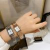 Fashion Women'S Watch Square Diamond Dial Temperament Stainless Steel Strap Personalized Watch Women