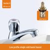 98 Single Cold Water Faucet for Wash Basin - Quick Open 4 Points Pedestal Design