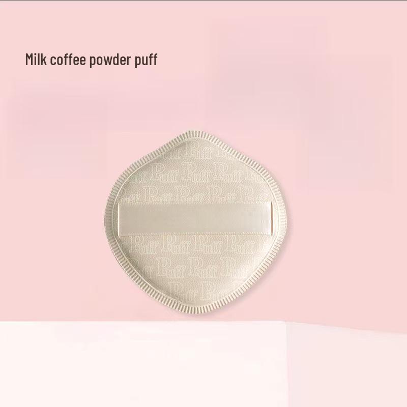 Gąbeczka do makijażu z pianką marshmallow o smaku kokosowym - Podwójne zastosowanie, Nie wchłania pudru, Mokra/Sucha gąbeczka