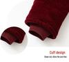 Winter Velvet-Lined Cotton Jacket with Fur Collar for Middle-Aged and Elderly Women – Embroidered Pockets