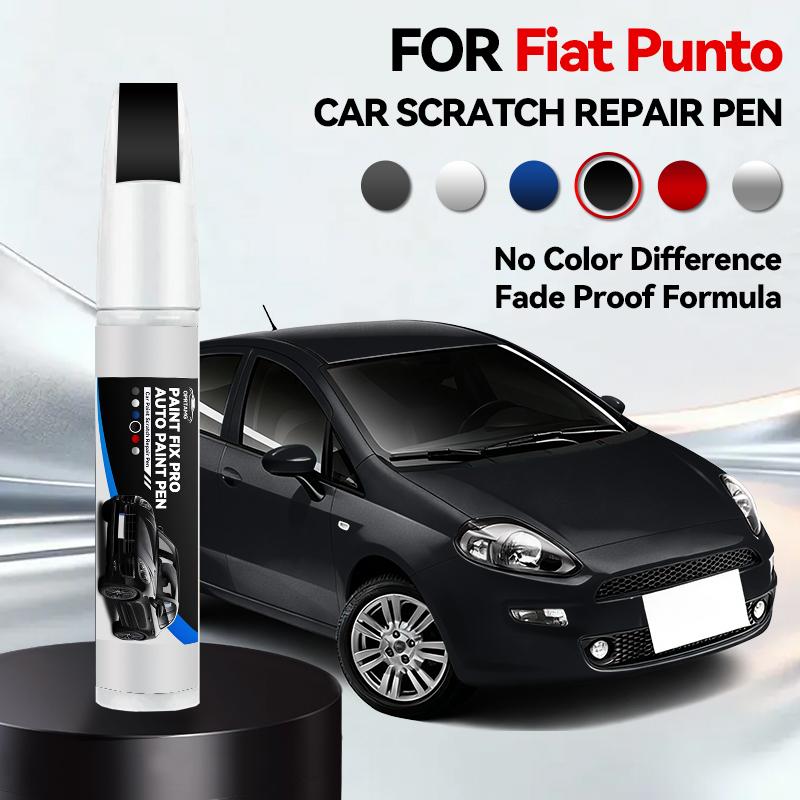 Für FIAT PUNTO 1993-2018 176 188 199 Lackreparaturstift Ausbesserungsstift Kratzerentferner DIY Autozubehör Schwarz Weiß Gelb Grün Rot