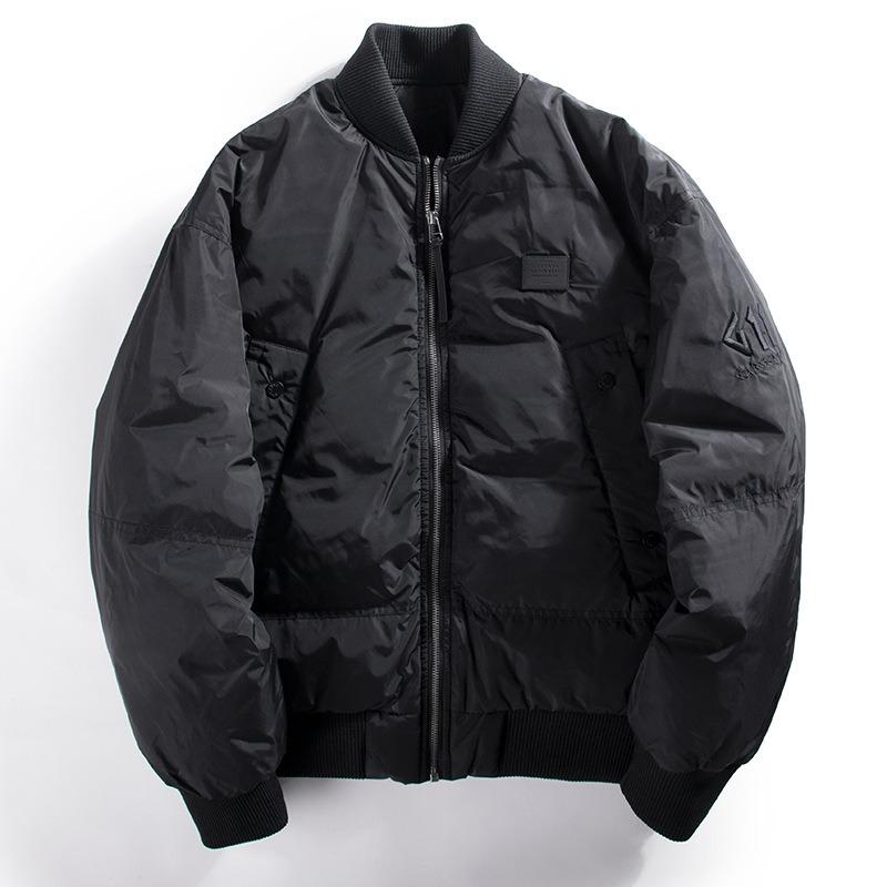 Retro Japanese Tooling Thickened Warm Cotton-padded Jacket Men's Autumn Loose Warm Casual Baseball Uniform