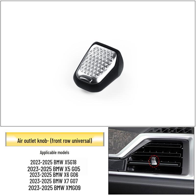 BMW X5/X6/X7 Air Vent Repair Kit: Adjustment Knob Shaft & Panel Frame