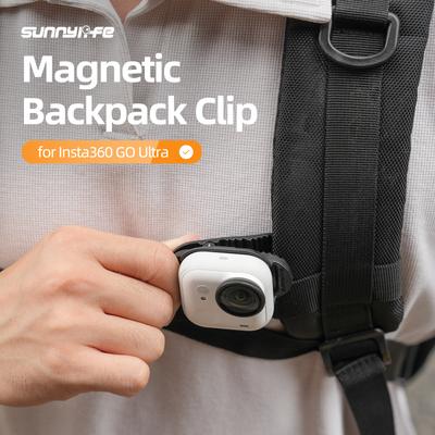 Für Insta360 Go Ultra Magnetischer Basisständer Winkelverstellbar Faltbar Schnellverschluss für Insta360 Go Ultra Kamera Zubehör