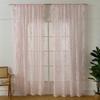 1PCS Rod Pocket Ruffled Lace Window Curtains for Living Room Bedroom  Lace Sheer Curtains Ruffled Lace Window Curtain