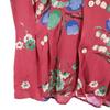 RALPH LAUREN Floral Short sleeve Open collar shirt 4 Pink Open collar Women Used