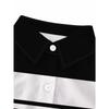 Stylish lapel striped long-sleeved shirt, simple commuter single-breasted cardigan top