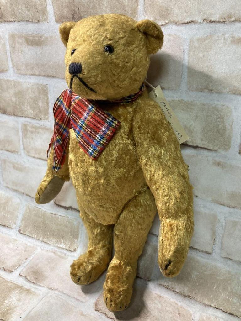 [USED] Naomi Light Angus ENGLAND Teddy Bear, Hard to Find, Extremely Rare