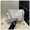 Summer Solid Color Large Capacity Foreign Style Trend Underarm Commuting Chain Stray Shoulder Support Extra Large Women'S Bag