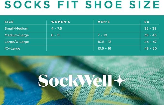 Sockwell Compression and Wool Material for Merino Wool Socks Women's Socks, Quick-Drying, Sweat-Wicking, Odor-Resistant, Non-Steamy, Self-Care.