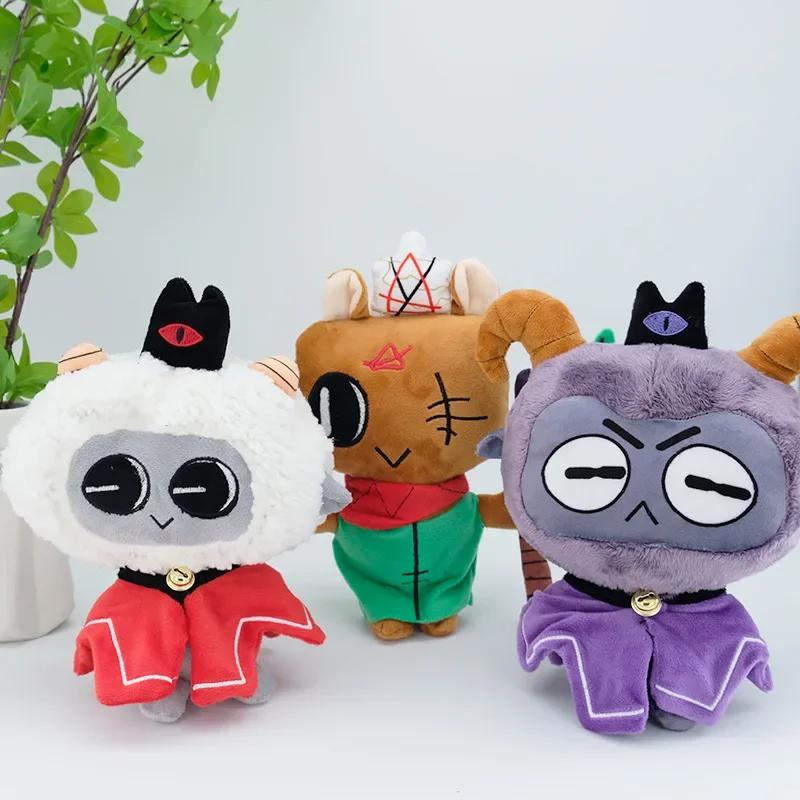 25cm Cult of the Lamb Plush Toys Plushie Animals Cosplay Cthulhustyle Adventure Dungeon Stuffed Dolls Christmas Birthday Gifts