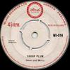 7inch Record OWEN  MILLIE  OWEN GRAY  Sugar Plum  Jezebel NONE Island 1962 Jamaica Reggae Ska  Dub Used