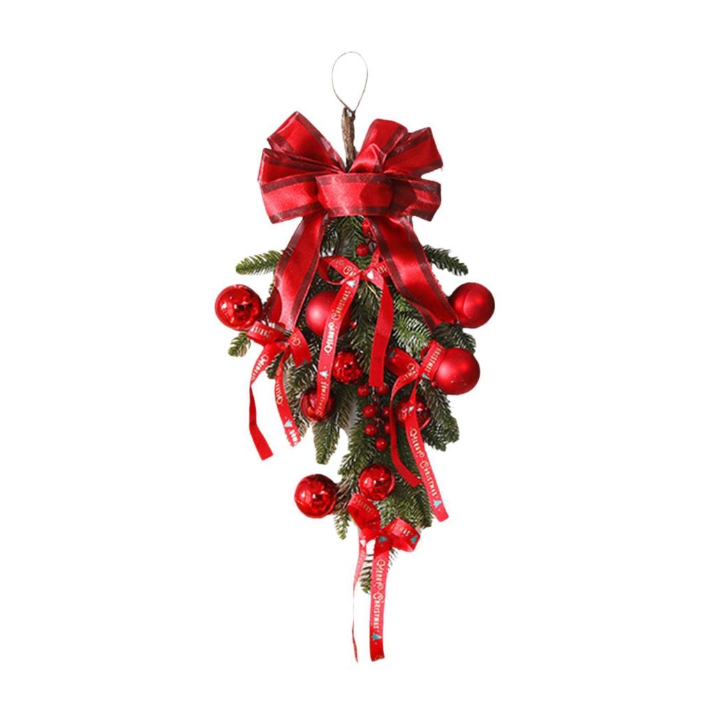 Christmas Upside Down Tree Christmas Decoration Home Decor Artificial Wreath for Home Office Fireplace Wall Indoor Outdoor