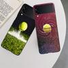 Tennis Racket Tennis Ball Phone Case For Samsung Z Flip 7 6 5G Galaxy Z Flip 5 4 3 Black Hard Cell Cover Luxury PC Shell Coque
