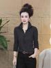Autumn/Winter Stand Collar Half-Zip Double-Sided Fleece T-Shirt - Loose, Slimming, Versatile for Young Mothers