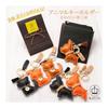 [RAVIS] Dog and Cat Keychain Stylish Leather Bag Charm Cute Adult Cute Plush Toy Key Ring Carabiner with Hook Ladies Popular Brand Animal My Pet Gift
