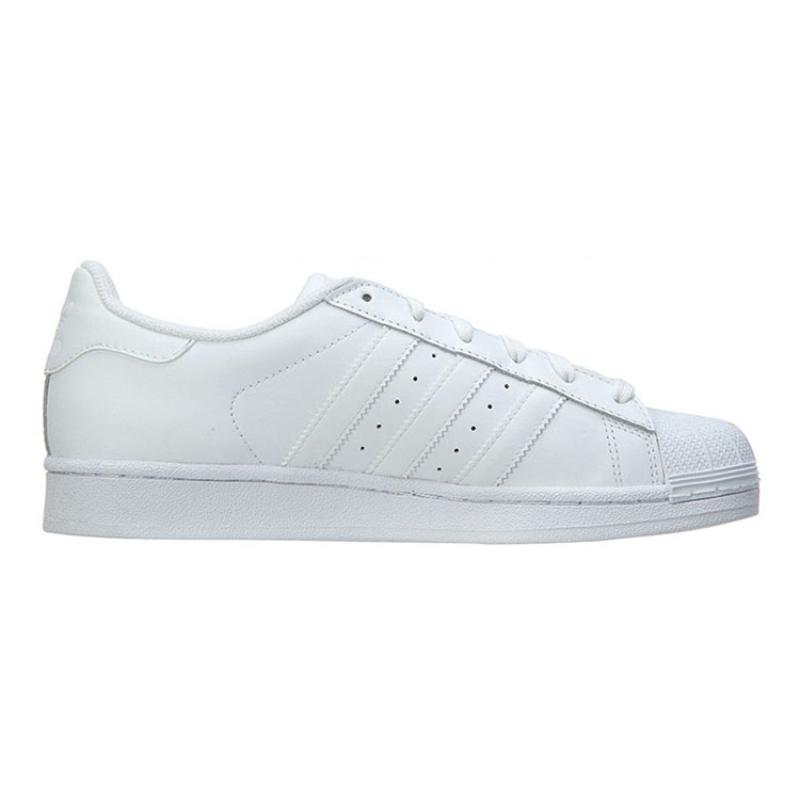 Adidas Originals SUPERSTAR Foundation J Slip Resistant Cushioning Low top Skateboard Shoes White Teenagers Sneakers B23641
