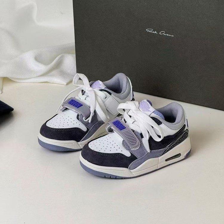 

Soft Leather Edition~ Girls Board Shoes 2025 Autumn New Children s Sports Shoes Boys Lightweight and Breathable Casual Shoes 37 yards/inner length 22.8cm фиолетовый