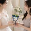 1/3/5pcs Knitted Flower Bouquet Wedding Mini Crochet Flowers Birthday Party Decor Gift Not Withering Artificial Flower Bouquet