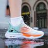 Running shoes summer new ultra-light non-slip wear-resistant deodorant middle school student sports shoes men's shoes single mesh breathable ice silk