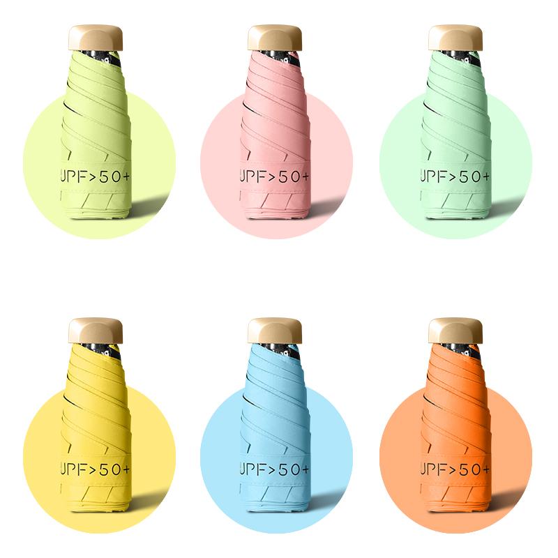 Flat 50% Off Sun Protection Parasol, WOMEN'S Sun Umbrella, Anti-UV, Sunny and Rainy Dual-use Umbrella, Pocket Umbrella, Port