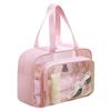Large Capacity Waterproof Travel Bag with Shoe Compartment - Portable Handheld and Beach Ready.