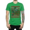 A Nightmare On Elm Street Mens Christmas Fair Isle T-Shirt