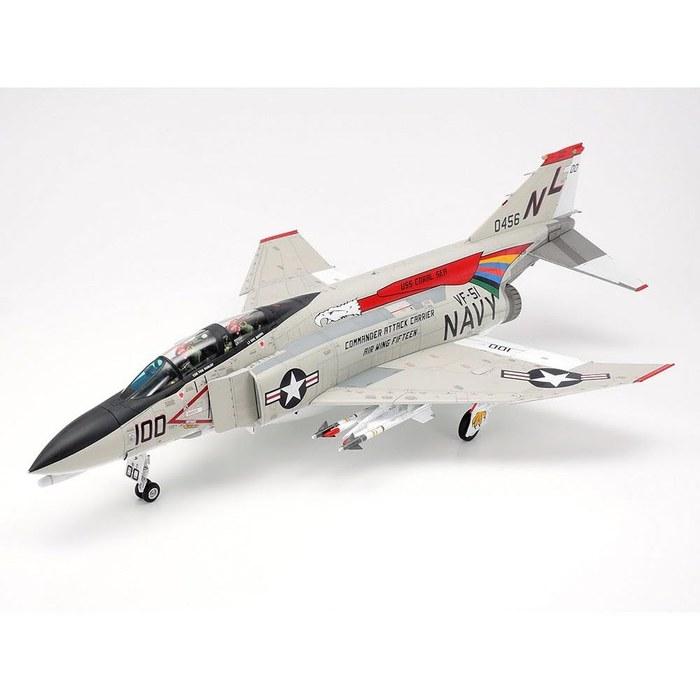 Tamiya 1/48 Aircraft Series No.121 McDonnell Douglas F-4B Phantom II Plastic Model 61121 Light Gray