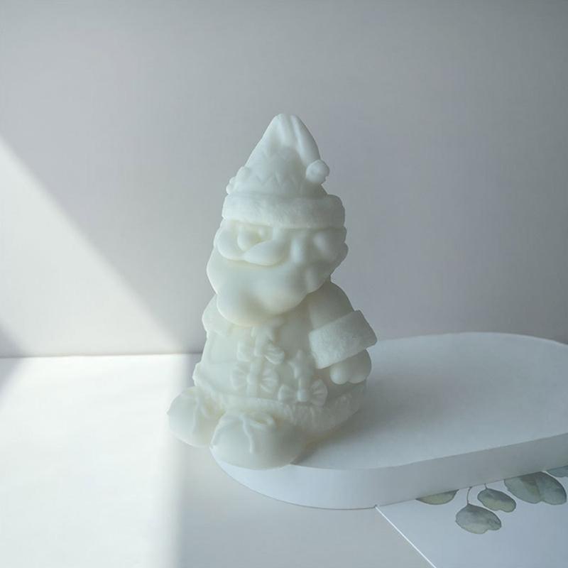 Old Man Snowman Decoration Candle Silicone Mold Resin Epoxy Christmas Crafts DIY Ornament Jewelry Candle Making Tool
