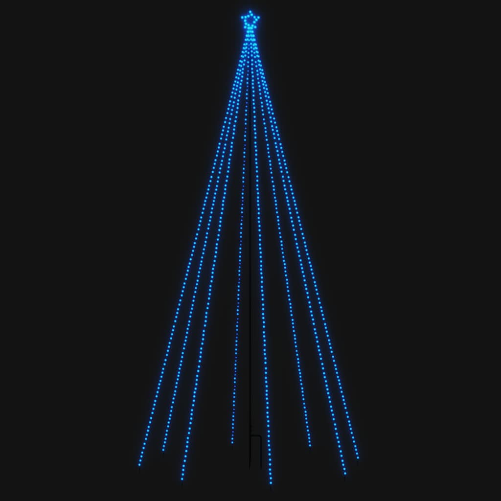 LED Christmas Tree for Indoor and Outdoor Use 576 LEDs Blue 3.6 m