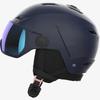 SALOMON ICON LT VISOR Wisteria Size M Women's Ski/Snowboard Helmet, Navy, (5659, L41199800)