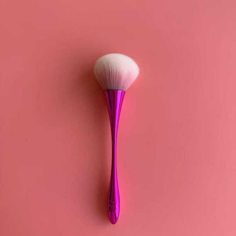 Compact Makeup Brush for Powder, Nail Dusting, Contouring, and Blush Application Small with OPP open bag